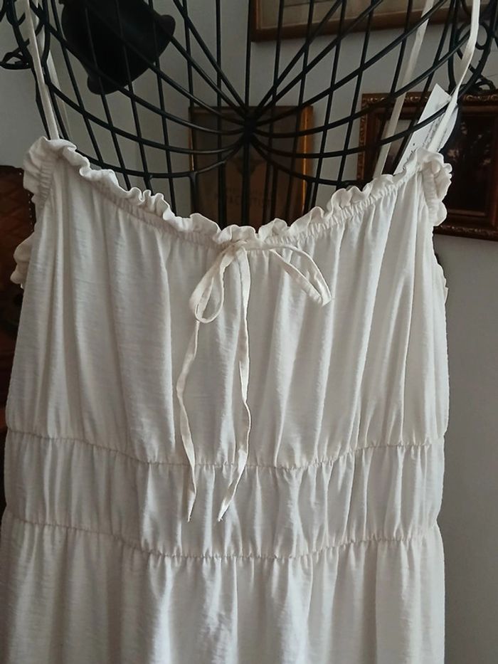 Robe Maxi longue taille élastique fines bretelles - photo numéro 2