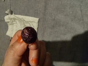 Bague strass rouge bordeaux