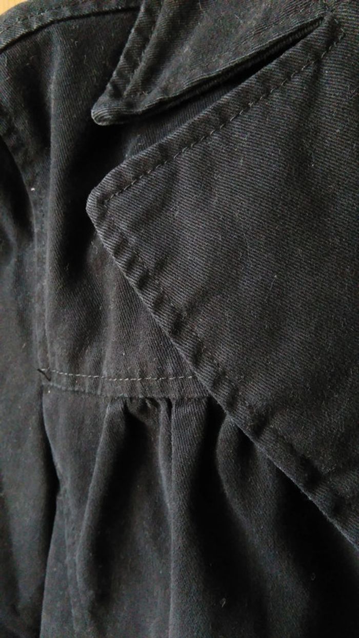 Veste jean noir manche 3/4 Jennyfer - photo numéro 6