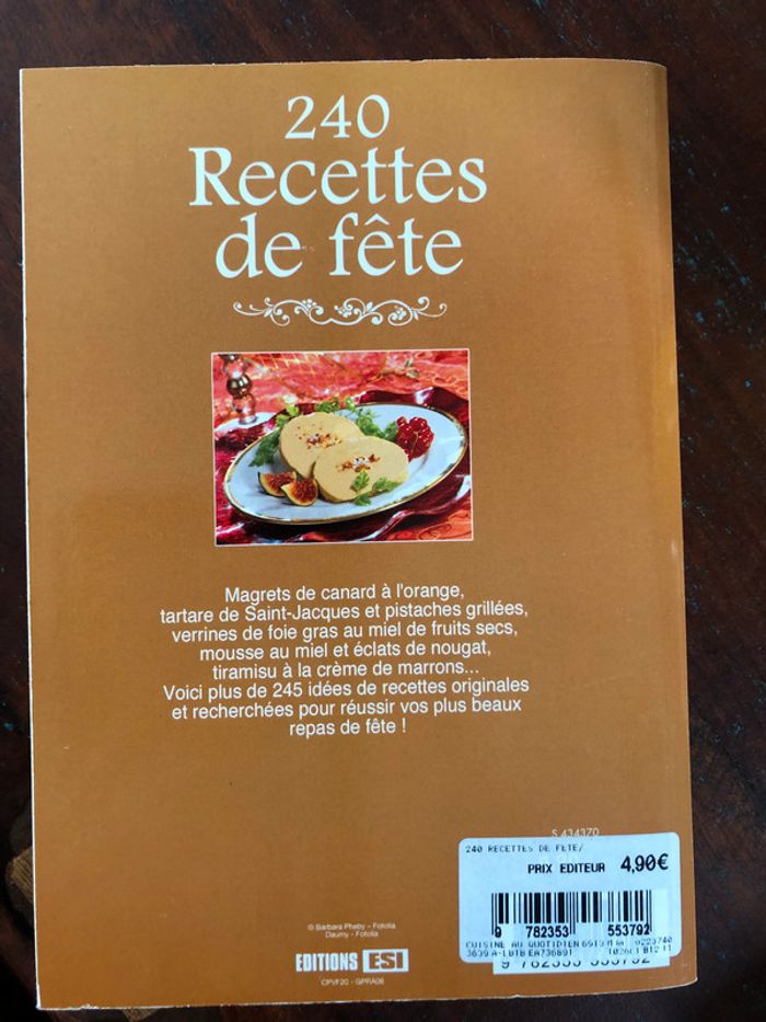 Livre de 240 recettes de fête - photo numéro 2