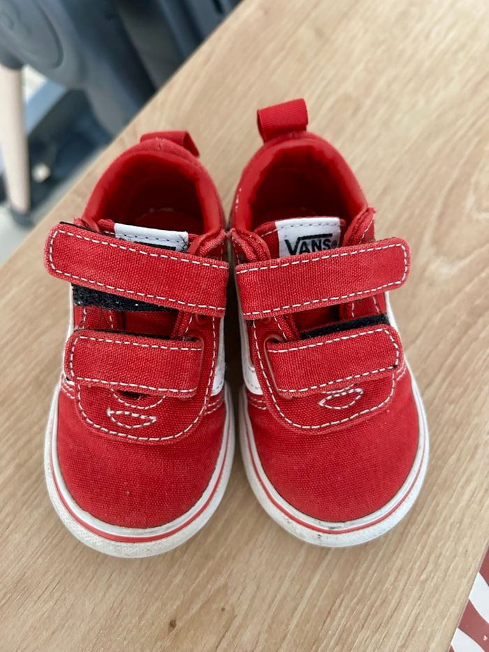 Vans bébé rouge - photo numéro 2