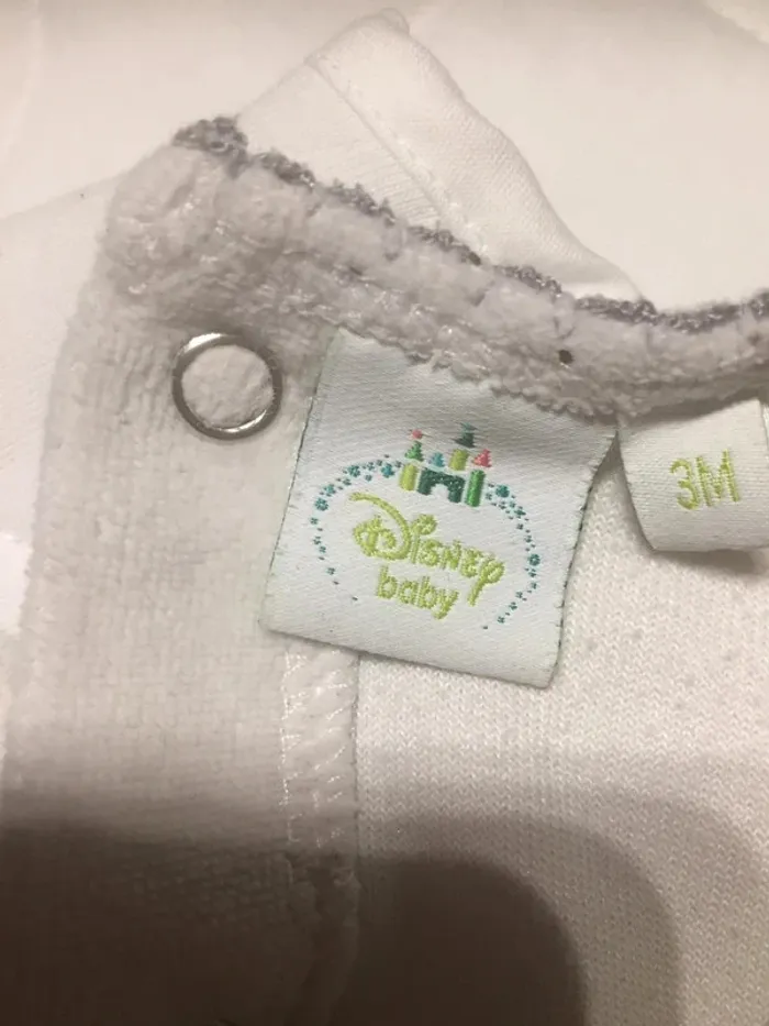 Pyjama blanc Disney baby 3M - photo numéro 5