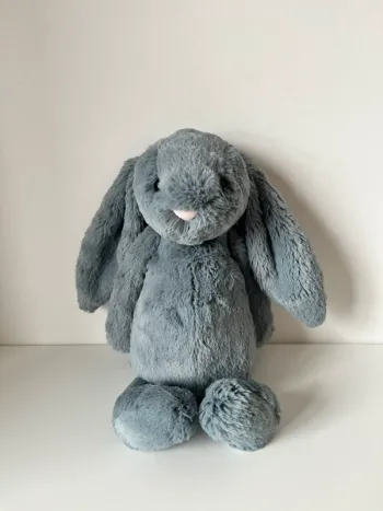 Medium bashful dusky blue bunny Jellycat