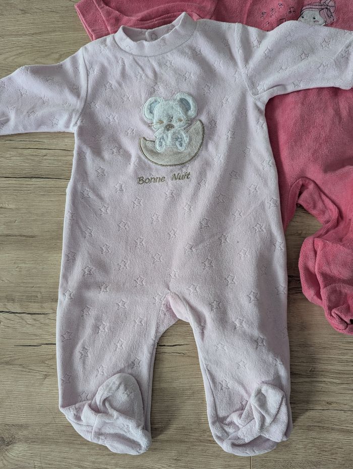 Lot de 3 pyjamas velours - photo numéro 2