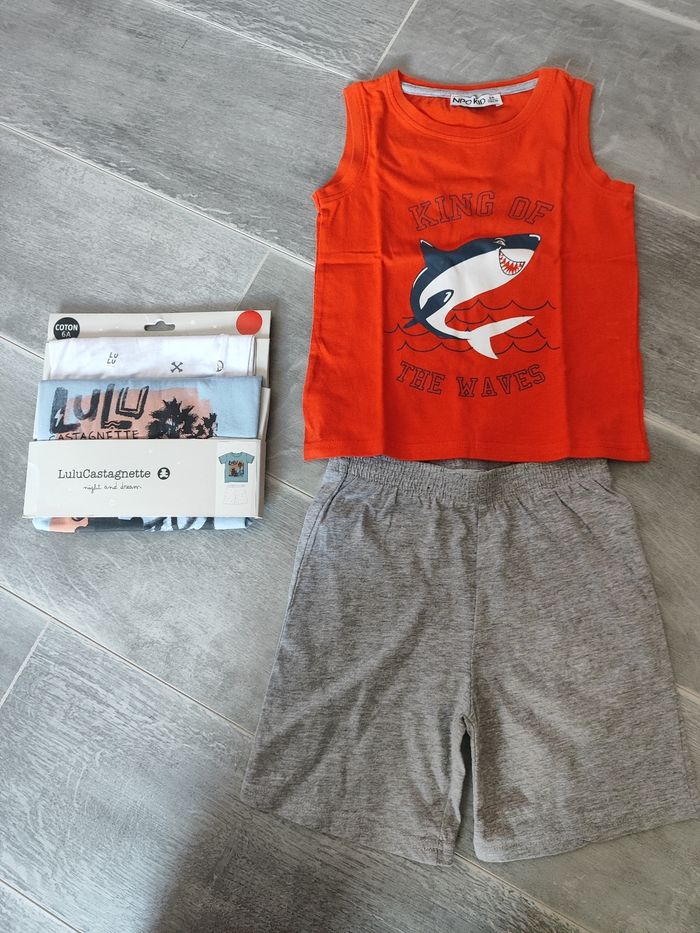 Lot 2 pyjashorts en 6 ans