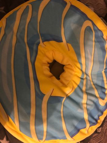 Pouf forme donuts 