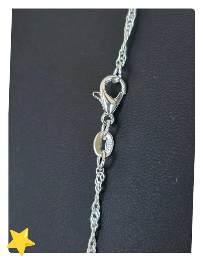 Collier maille Torsadé 1,6mm 65cm - photo numéro 3
