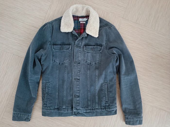 Veste en Jean Gris