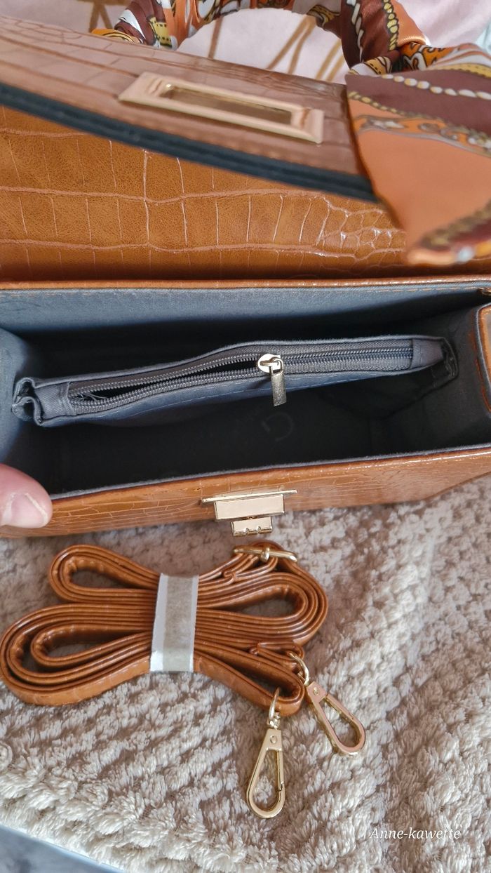 Petit sac à main marron - photo numéro 4