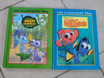 Livres Disney 1001 pattes et Le Monde de Nemo