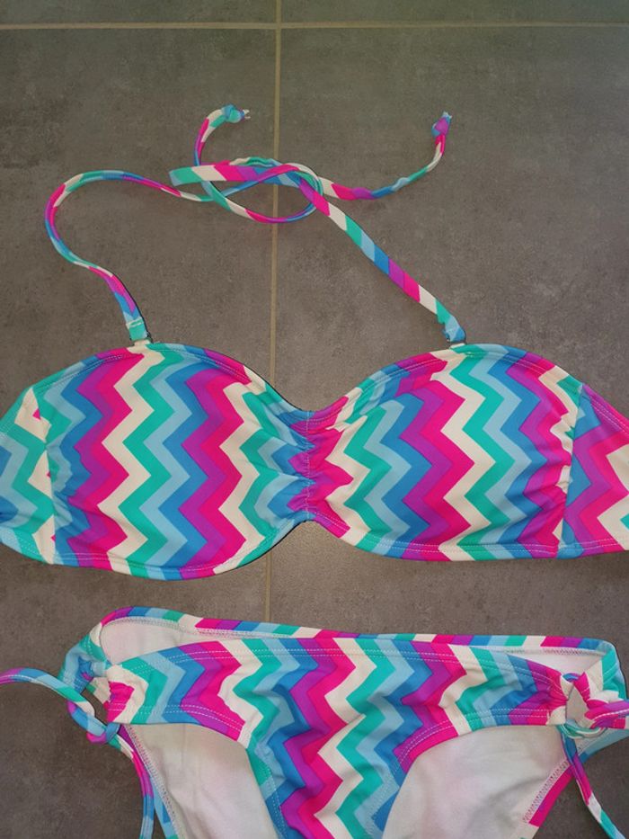 Maillot de bain 2 pièces femme taille M - photo numéro 3