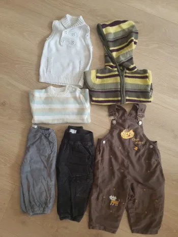 Lot hiver chaud. 12mois