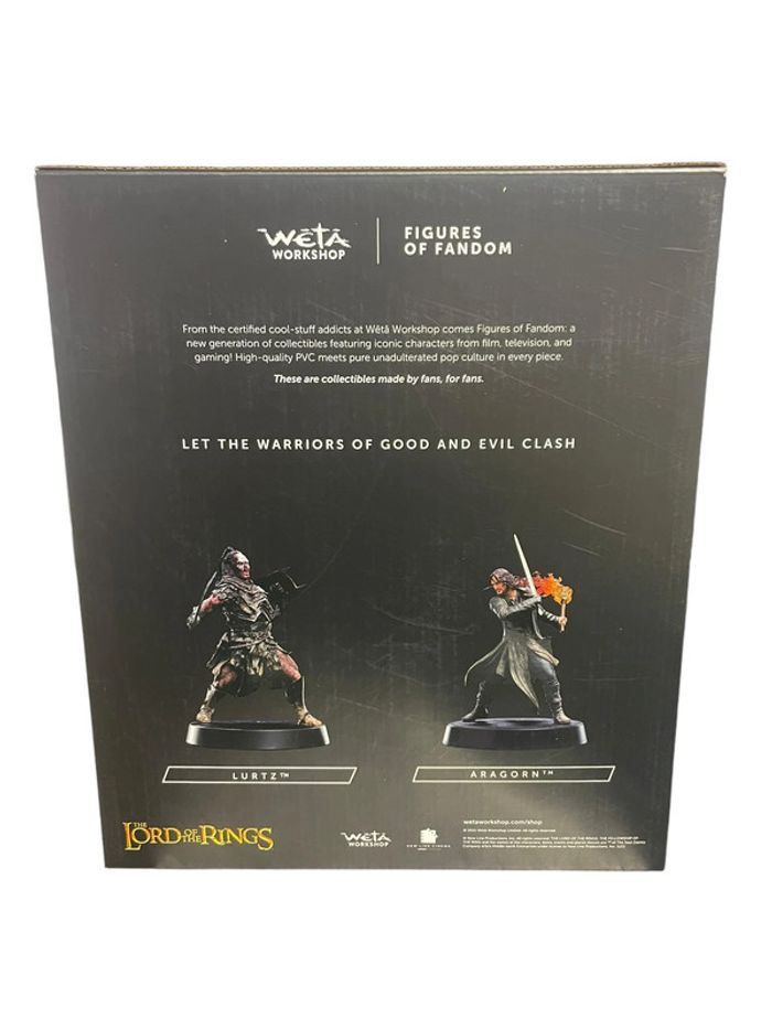 Statuette The Lord of the rings 20 th anniversary Aragorn 28 cm Weta Workshop neuf - photo numéro 2