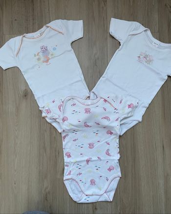 Bodys Absorba blanc motifs 2 ans
