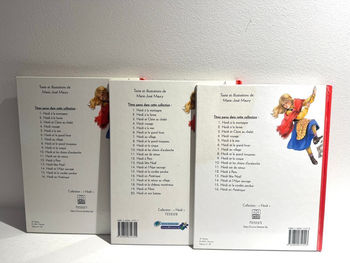 3 livres, albums magnifiquement illustrés Heidi histoire pour filles ou garçons - photo numéro 6