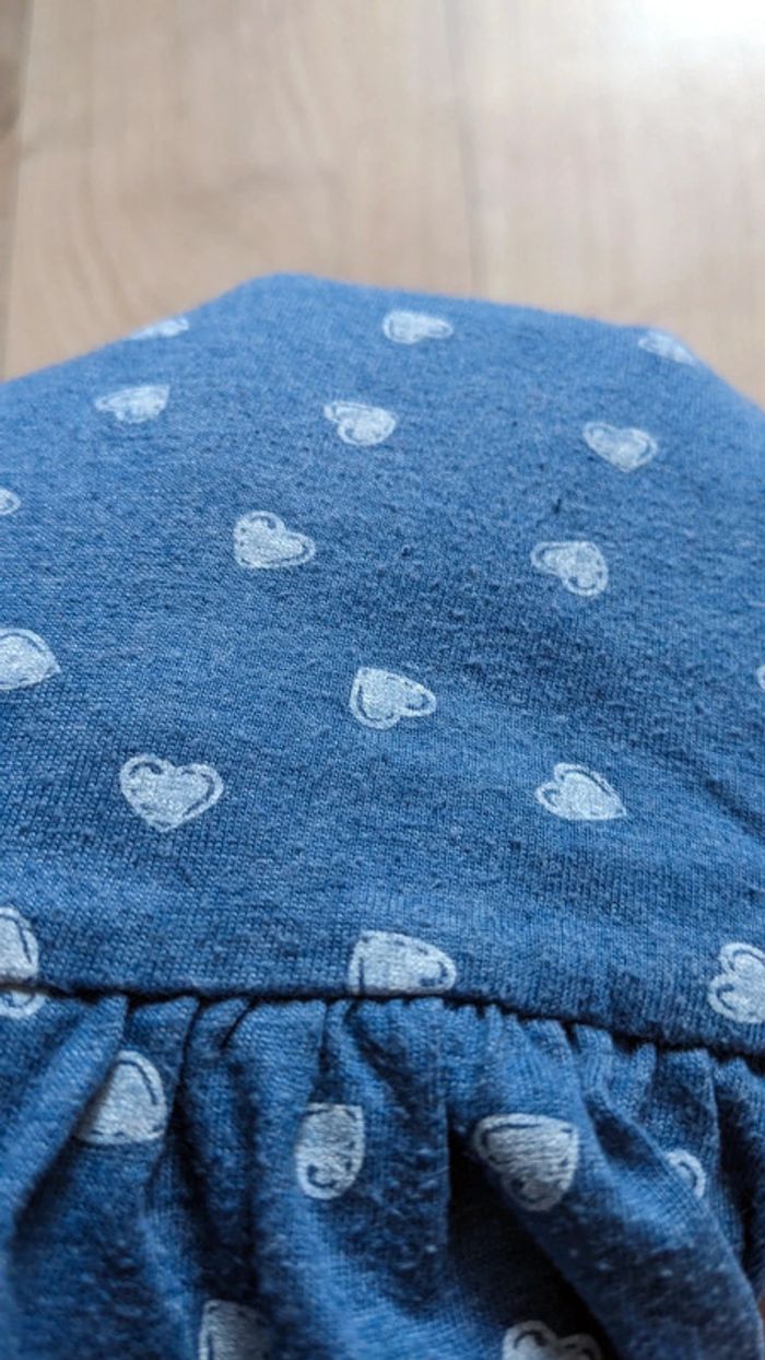 Robe bleu petit coeur 12 Mois - photo numéro 5
