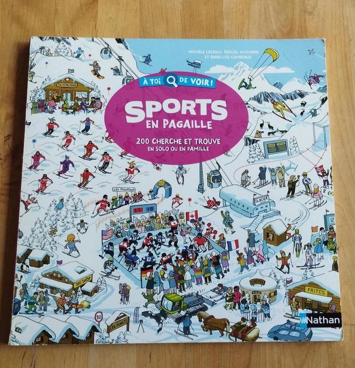 Livre Sports en pagaille cherche et trouve - photo numéro 2
