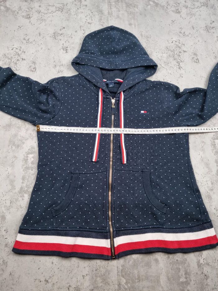 Gilet à capuche zippé Tommy Hilfiger bleu marine M Femmes - photo numéro 11