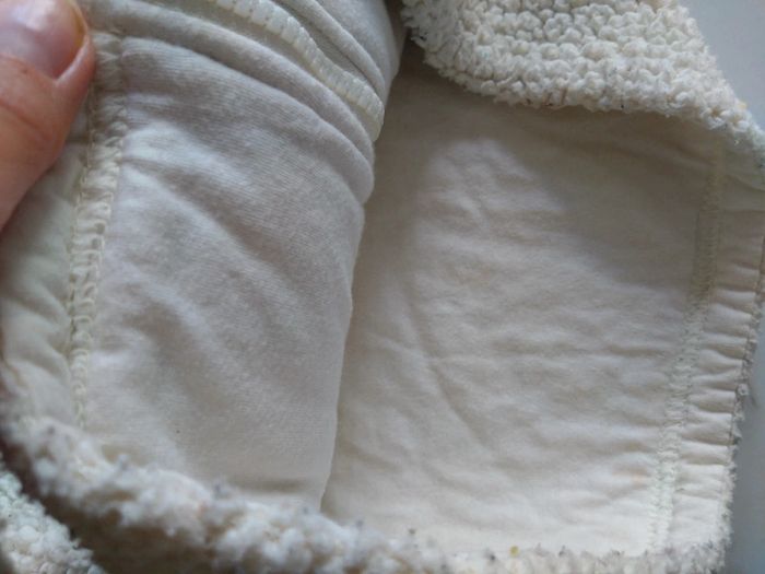 Gilet blanc ourson bébé 18 mois capuche - photo numéro 3