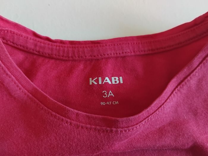 Très joli tee shirt manches longues fushia fille 3 ans - photo numéro 6