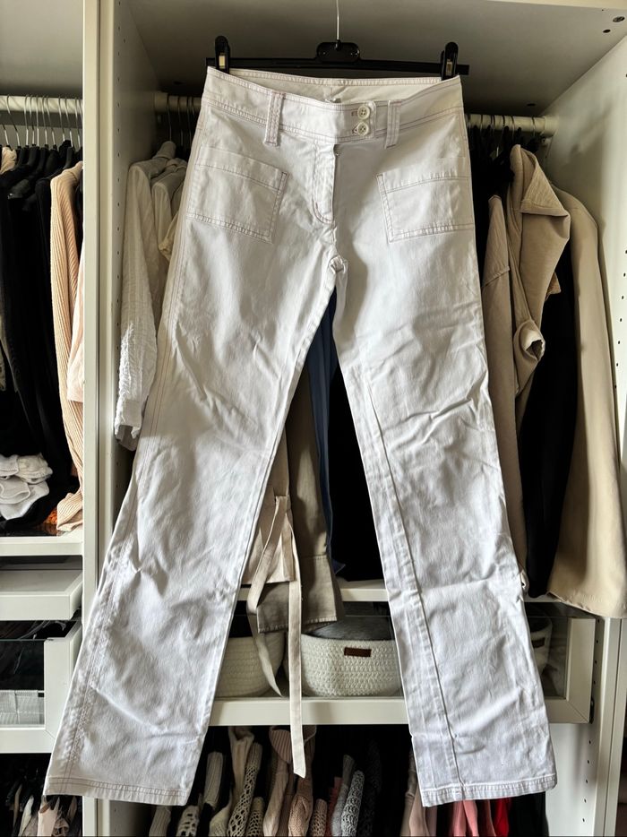 pantalon menthe pastille 36