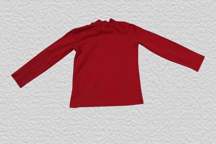 T-shirt rouge manches longues Absorba - 4 ans - Très bon état - photo numéro 2