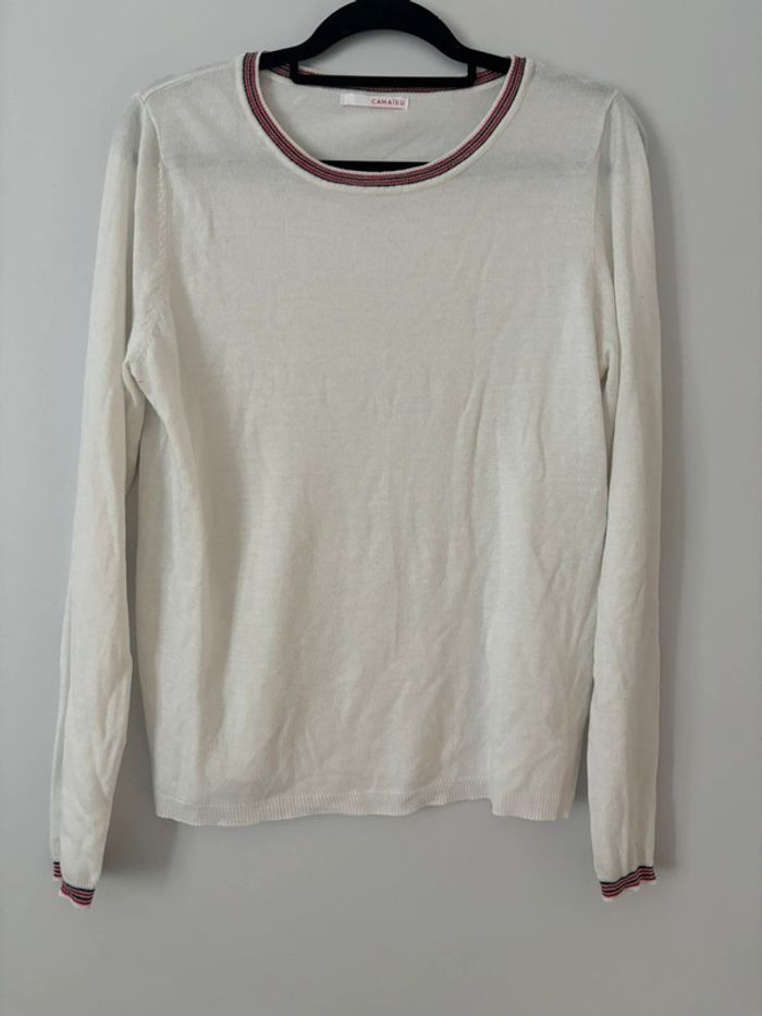 Pull fin camaïeu