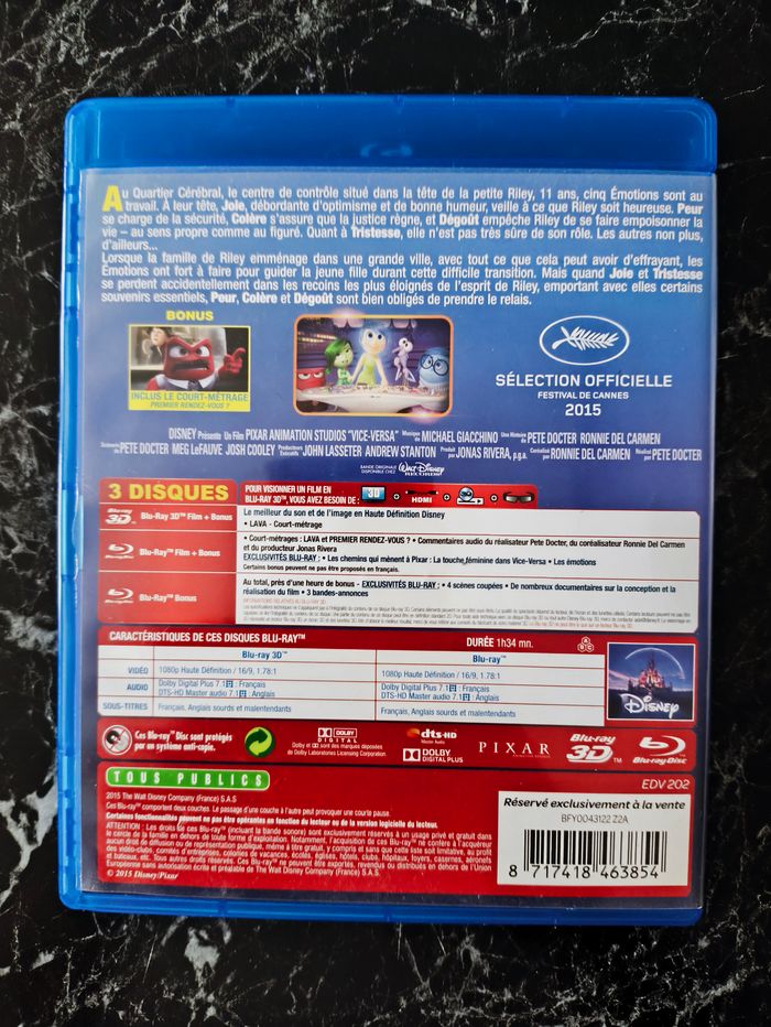 Vice-Versa 3D (n° 114) en Blu-ray - photo numéro 2