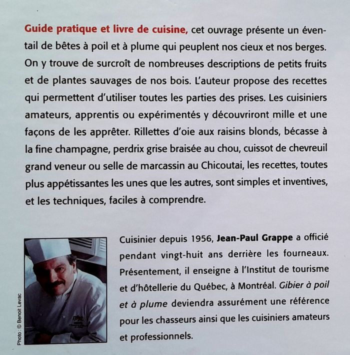 Gibier à poil et à plume - Jean Paul Grappe - photo numéro 3