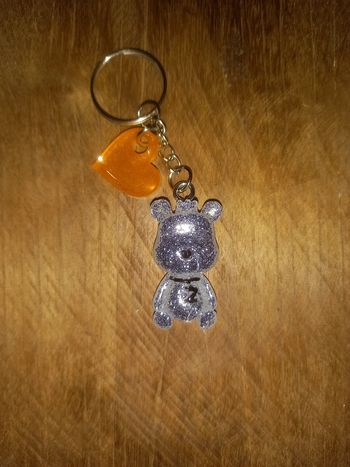 Porte clé ourson résine epoxy