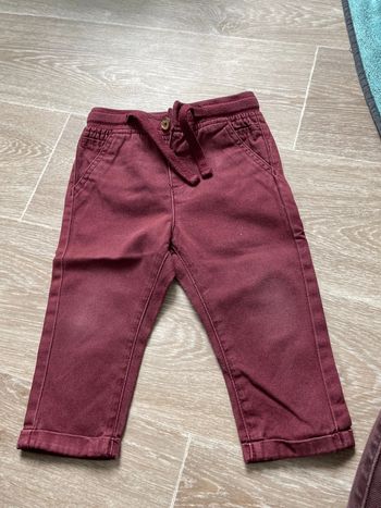 Pantalon bordeaux