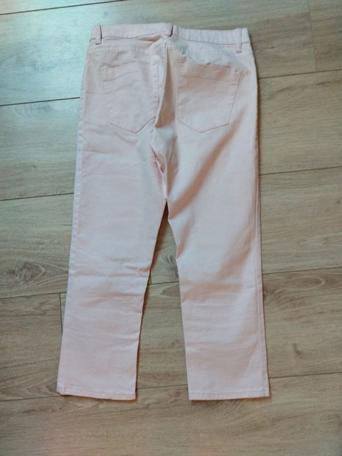 Pantacourt slim rose nude 36 kiabi - photo numéro 2