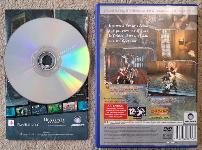 🎮 Prince of Persia Les Sables du Temps Sony PlayStation 2 PS2 - photo numéro 3