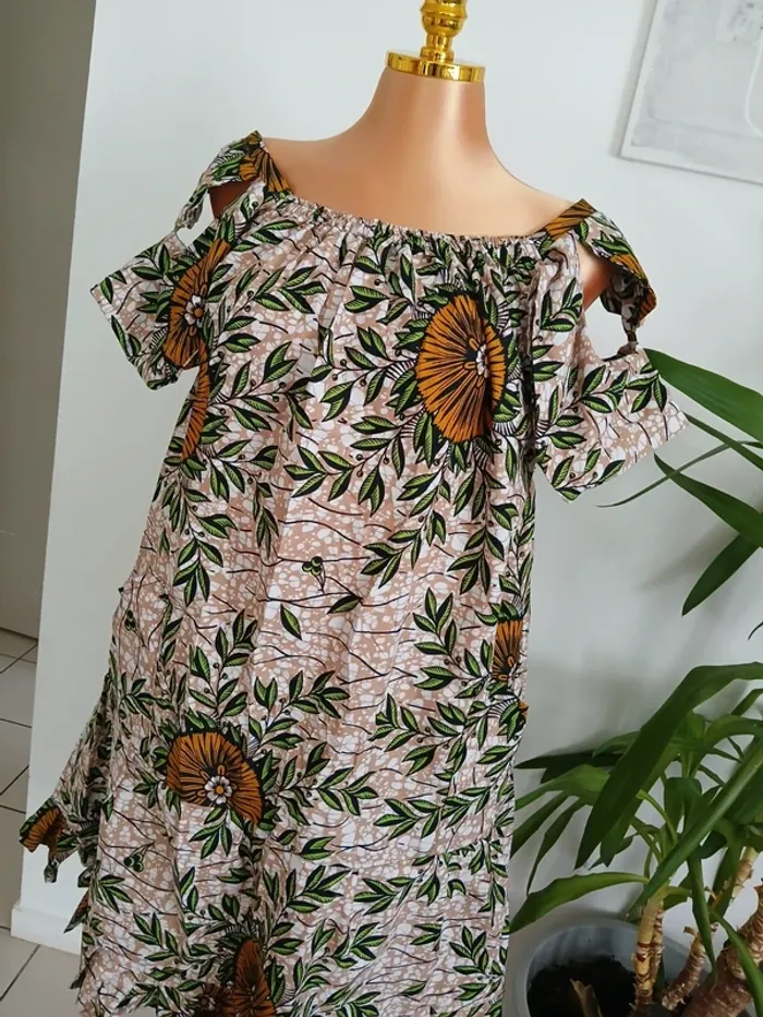 Robe Courte d'été à motifs Taille L🌿💝 - photo numéro 7