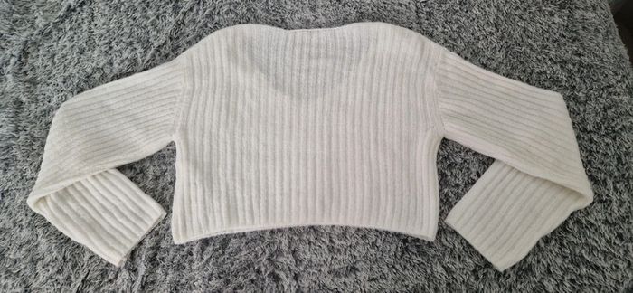 Pull blanc - photo numéro 3