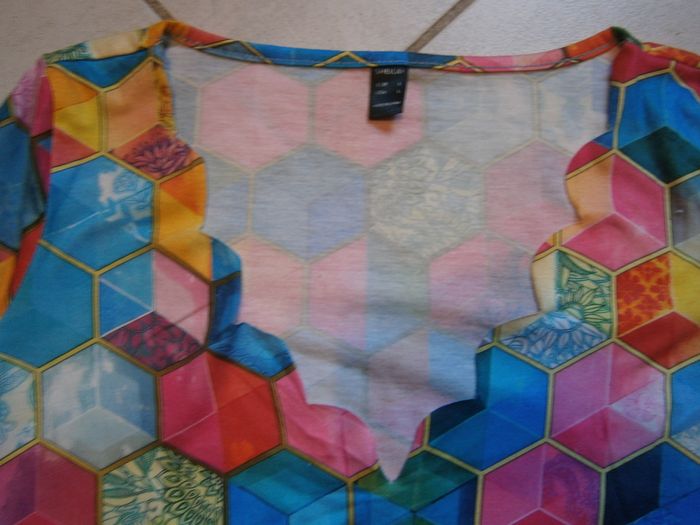 Tee-shirt MC multicolore SHEILAY Taille L/40 - photo numéro 3