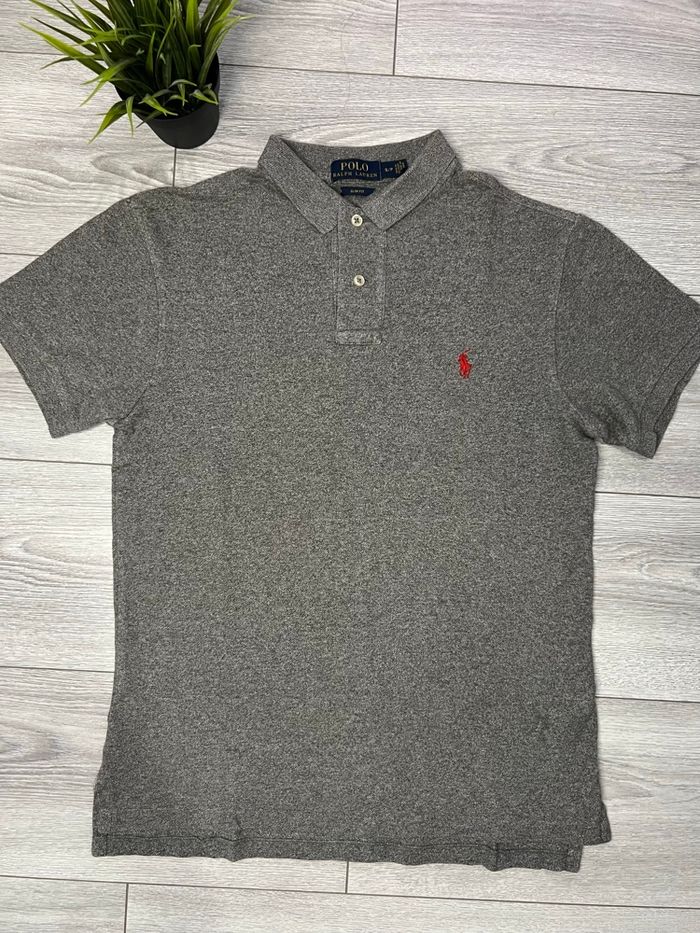 Polo Ralph Loren gris Neuf - Taille S - Homme - photo numéro 4