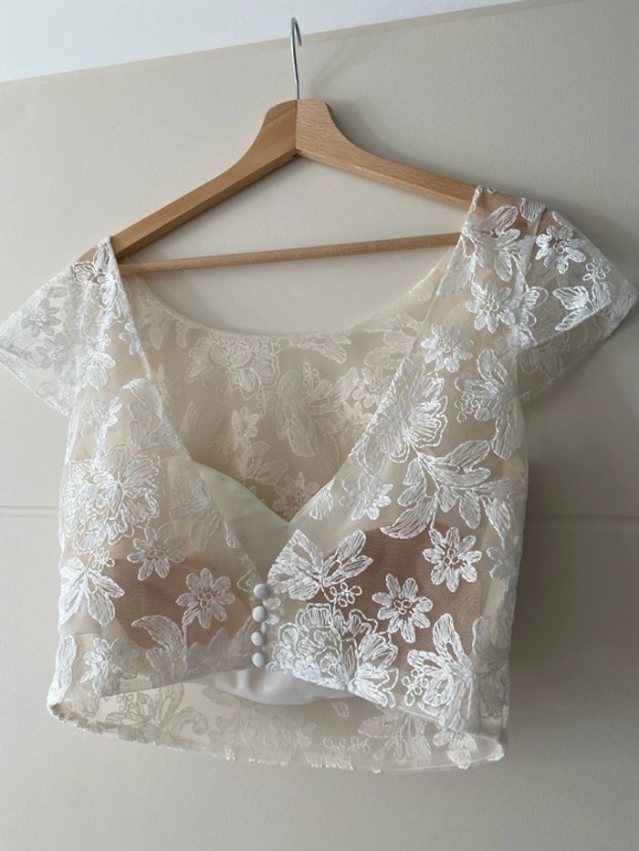 Haut mariée - Blouse Celia Madame a dit oui - photo numéro 4
