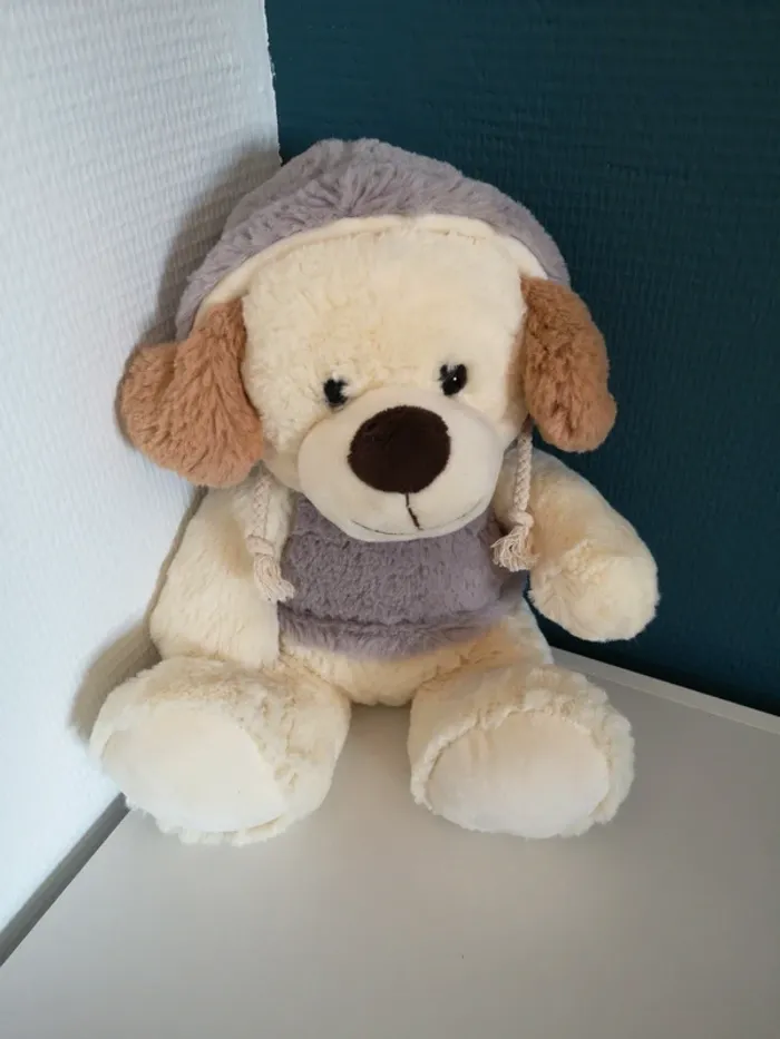 Peluche chien gipsy neuve