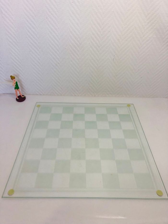 3 en 1 en verre échiquier, dames, backgammon - photo numéro 2