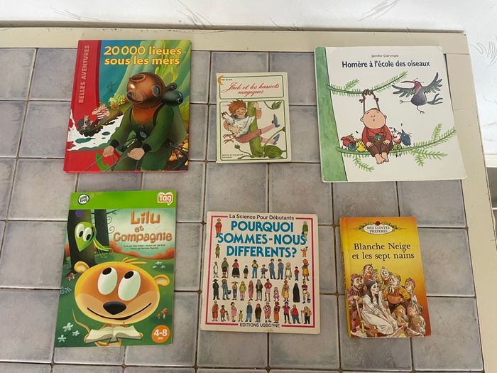 Lot de 6 livres pour enfant
