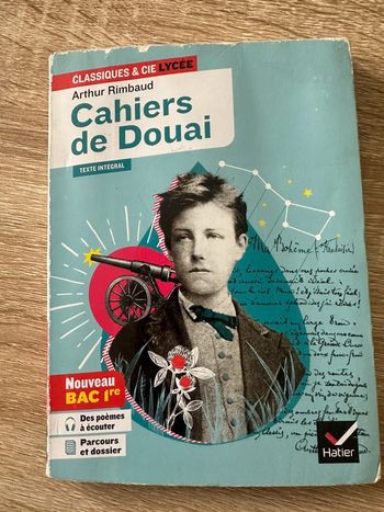 Livre Cahiers de Douai d’Arthur Rimbaud
