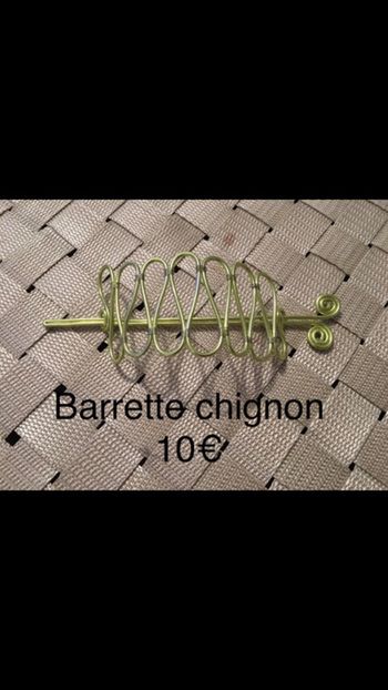 Barrette chignon