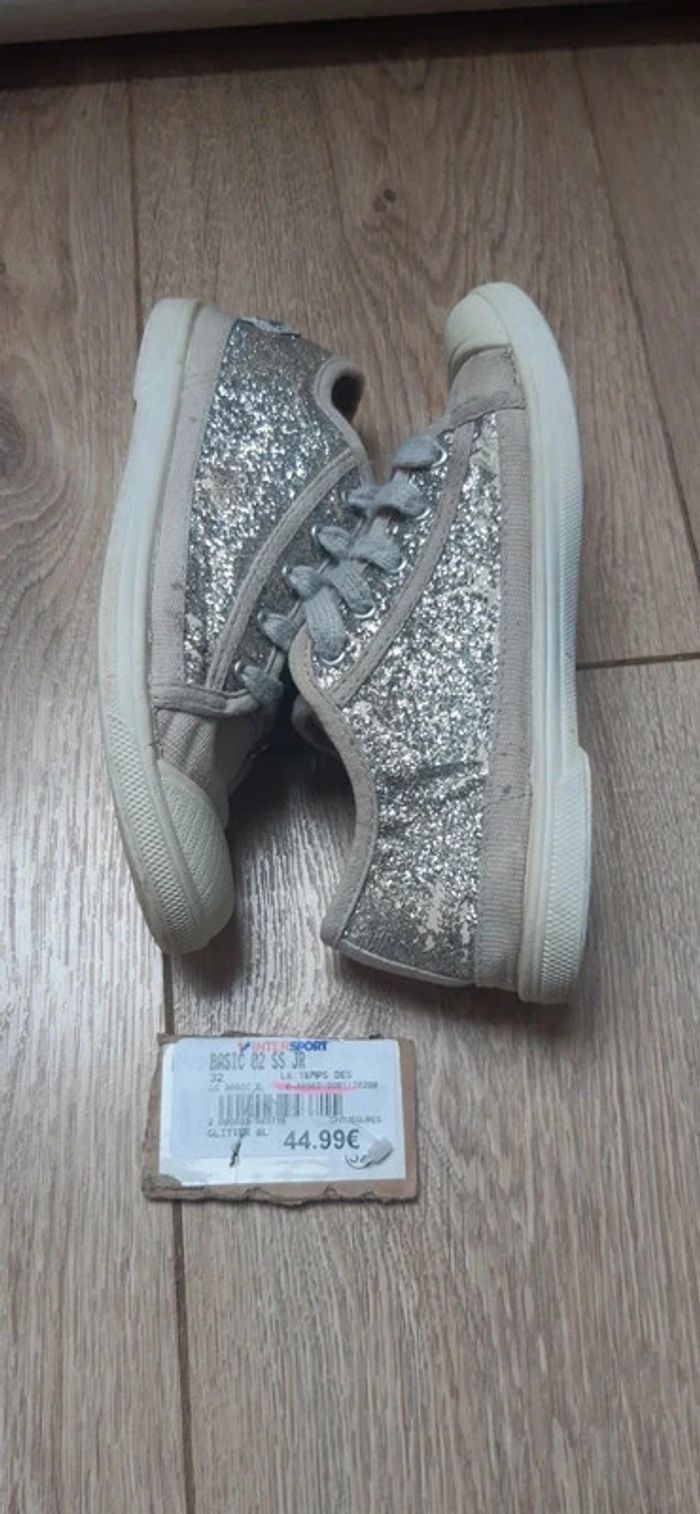 Baskets basses / tennis "le temps des cerises" pointure 32 - photo numéro 3