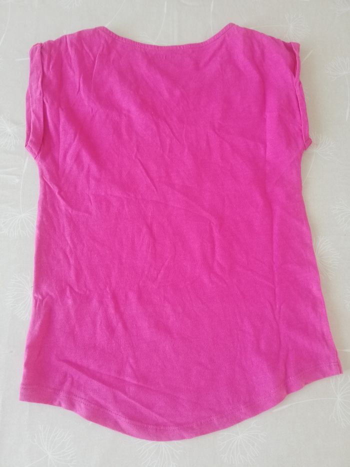 Tee shirt rose manches courtes orchestra 10 ans neuf 3€ - photo numéro 3
