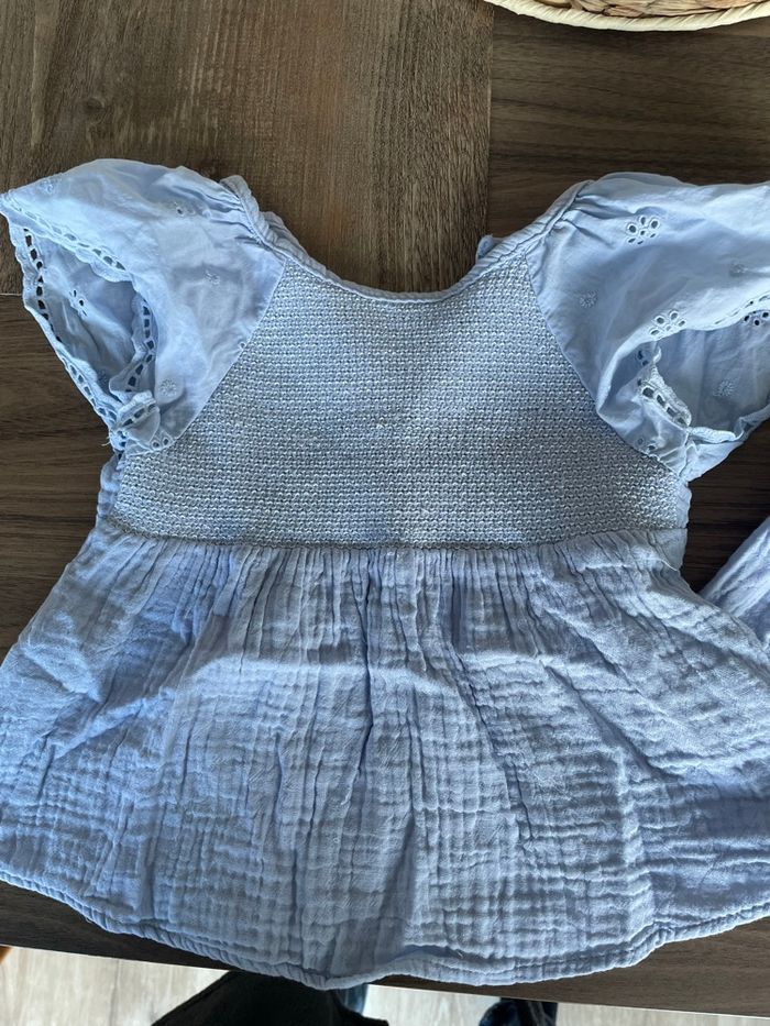 Ensemble gaze de coton Kiabi 18 mois - photo numéro 2