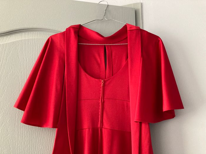 Robe longue rouge - Vintage années 70 - photo numéro 5