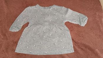 Robe pull grise