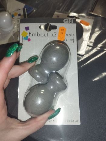 Embout tringle a rideau