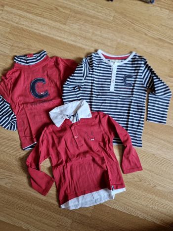 Lot de t shirts petits cailloux